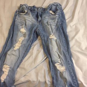 boyfriend jeans charlotte russe